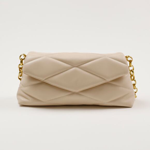 Mango Women Chain Handle Quilted Bag Off White (Pre-owned/Defect) - Picture 1 of 7